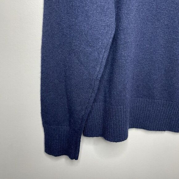 J.CREW Sweater Men Medium Navy Blue Pullover NEW Supersoft Lambswool Blend AA027 - Picture 7 of 11